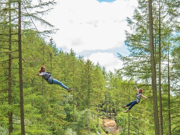 Zip lines in the UK LiveMoreYHA