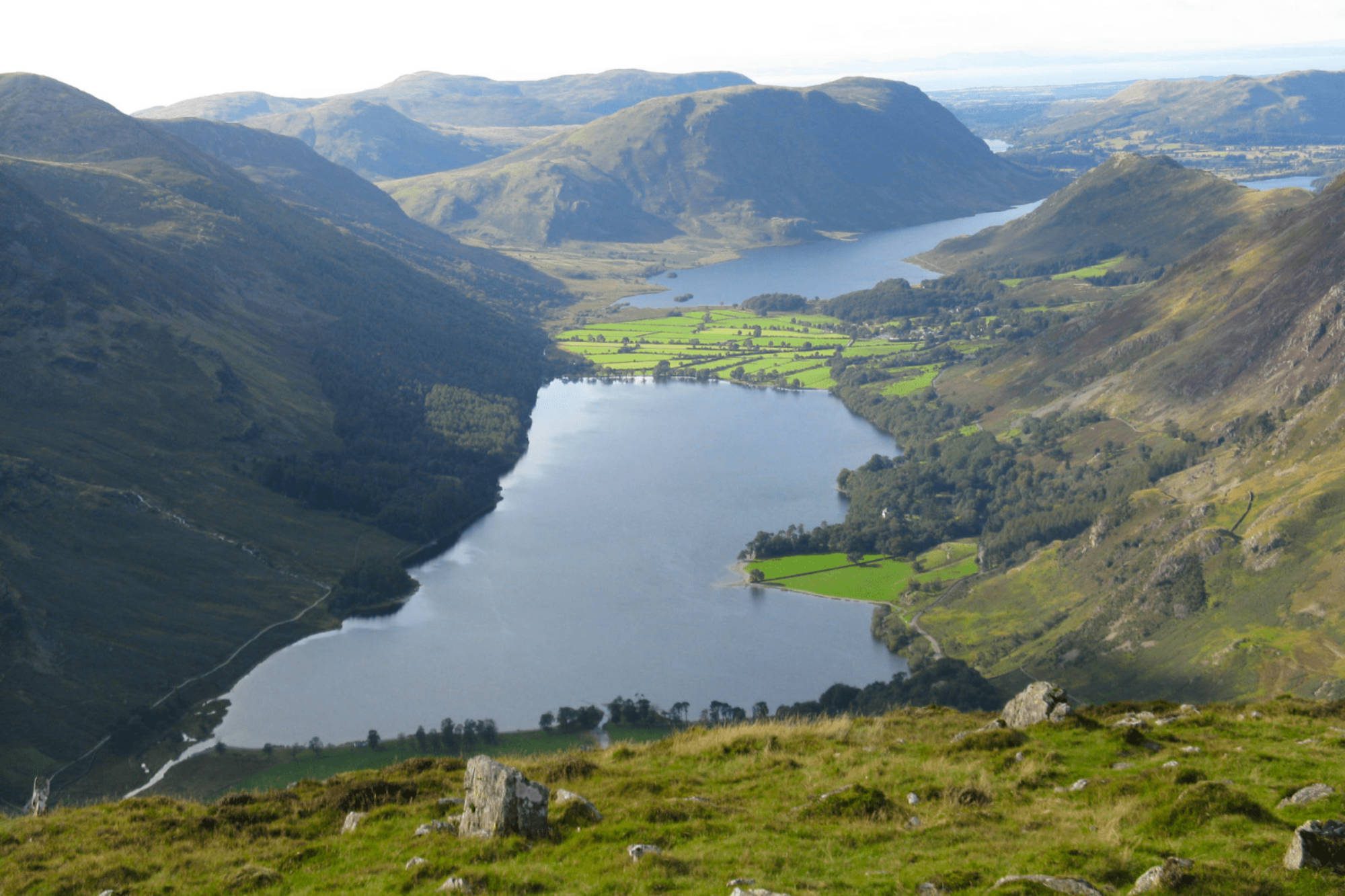 View of Buttermere and Crummock water