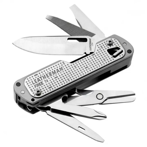 Silver and grey multitool