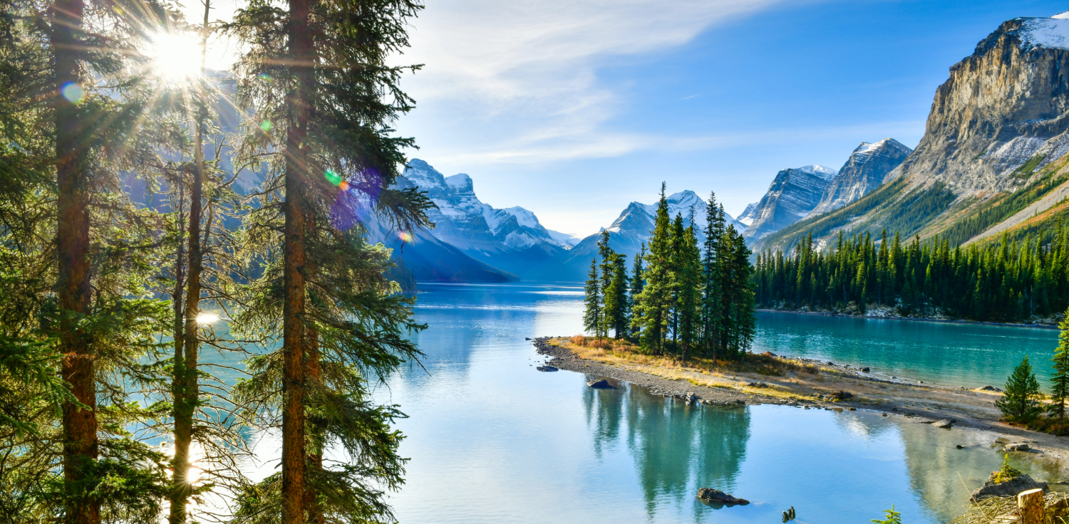 Mountain view in Canada