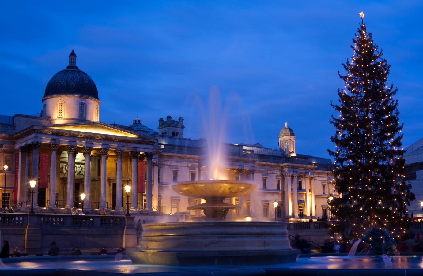 Christmas tree in Trafalgar Square