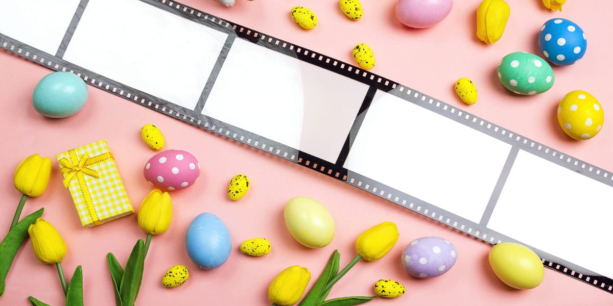 Easter film reel