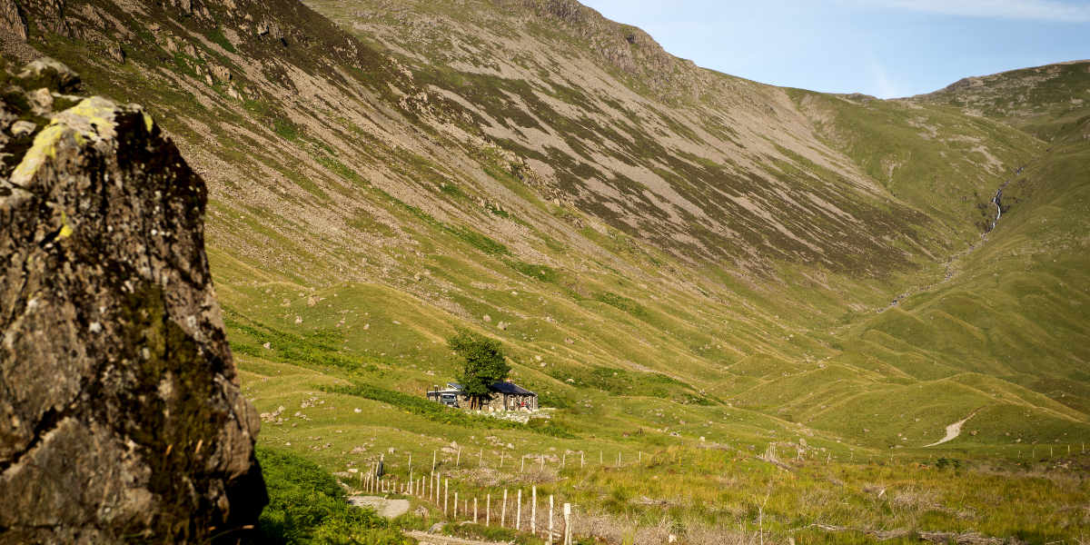 YHA Black Sail exterior from a distance