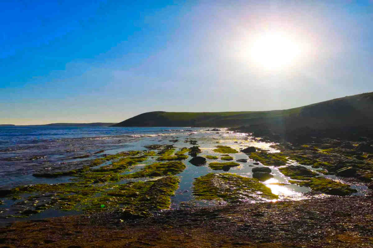 Manorbier beach