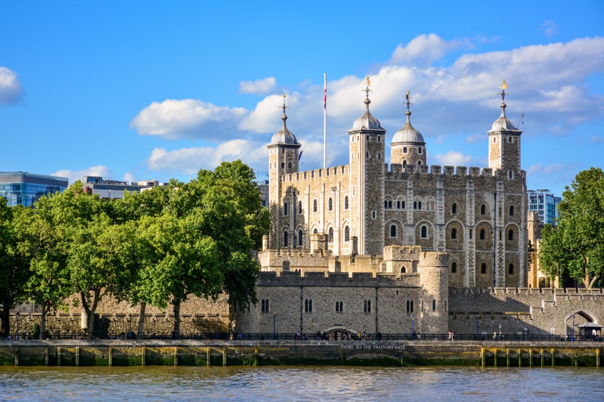 View of the Tower of London