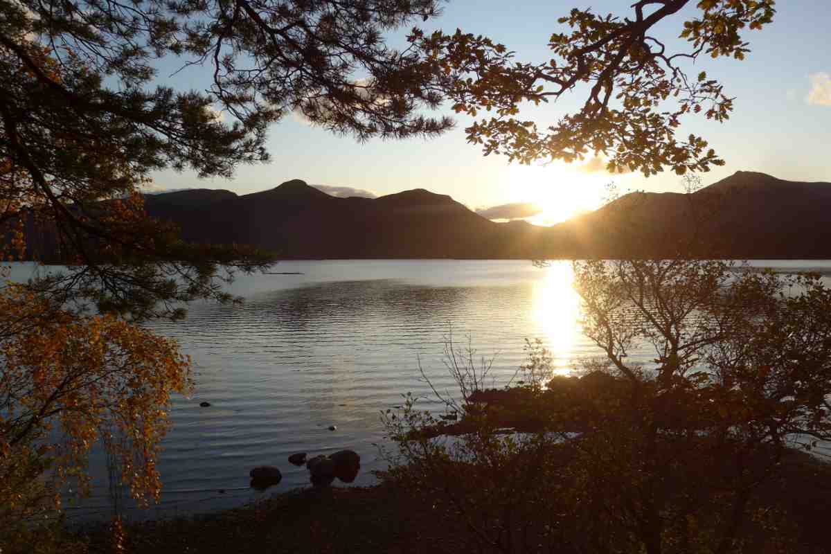 Derwentwater in autumn