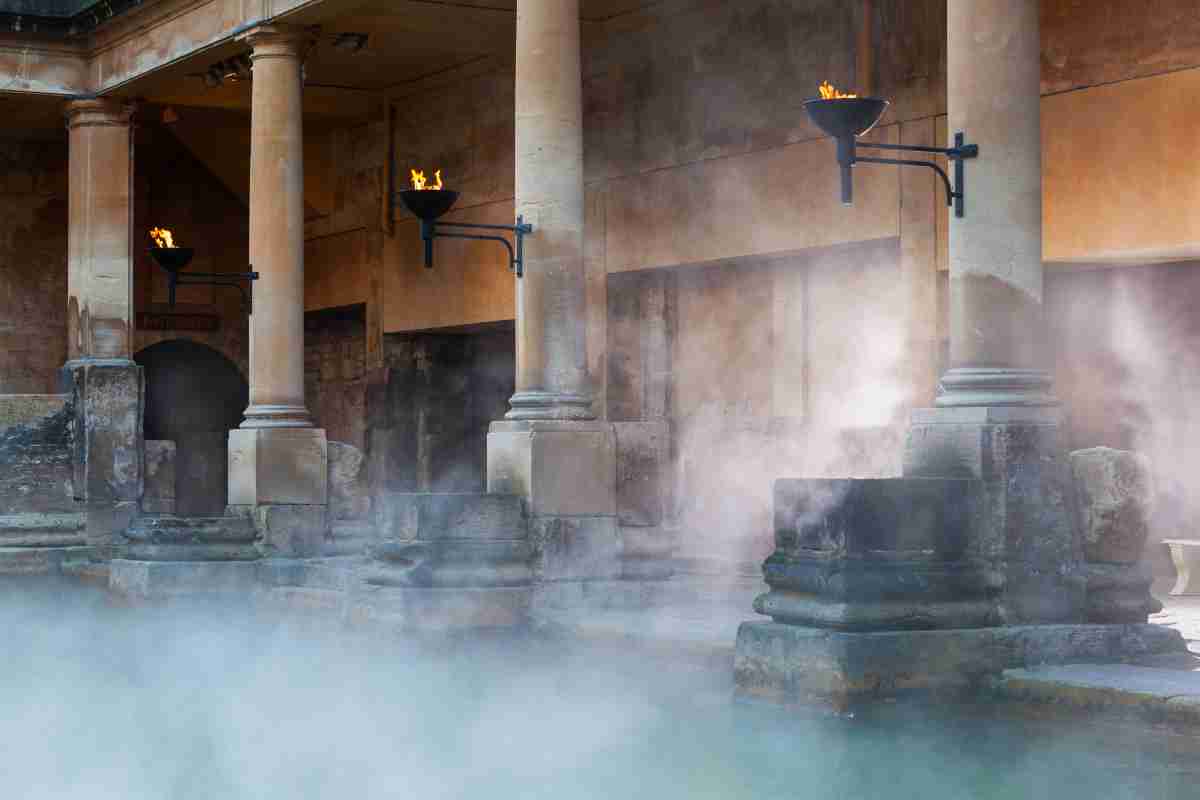 Roman Baths in Bath, UK