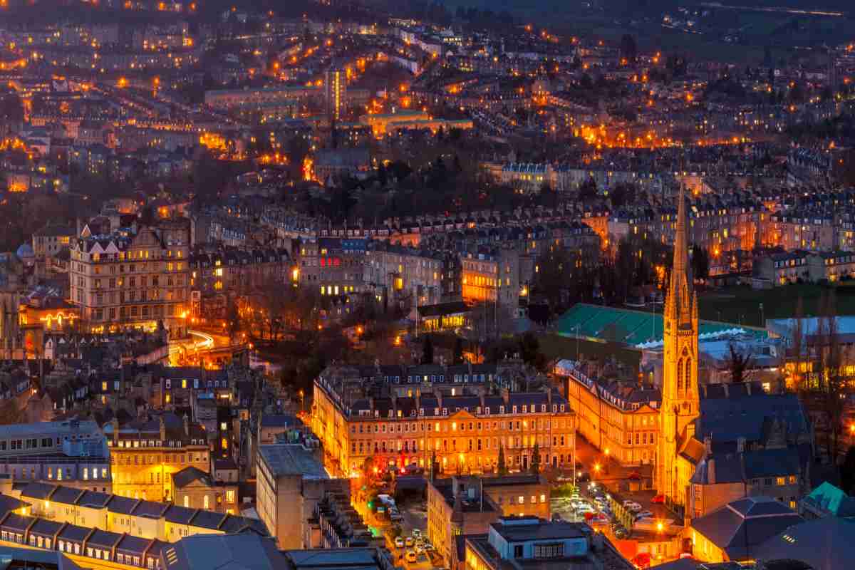 City of Bath at night