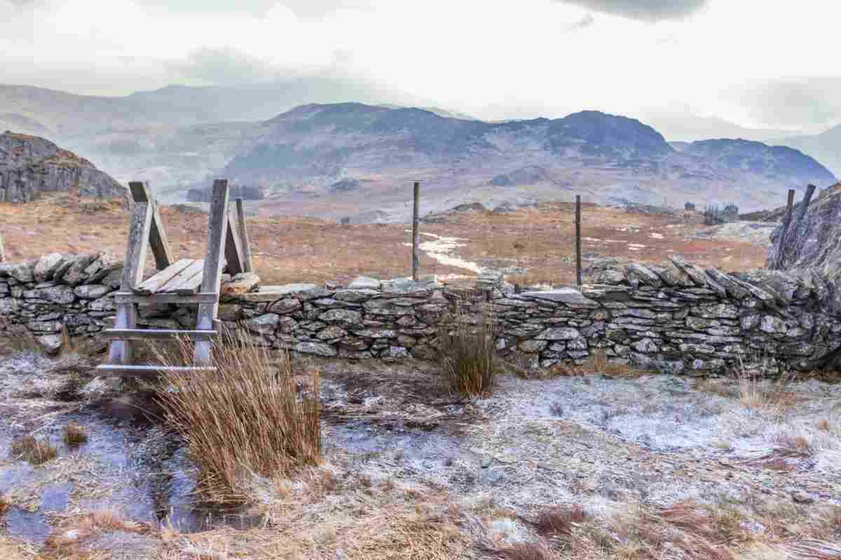 Autumnal walking the Wainwrights in the Lake District in winter