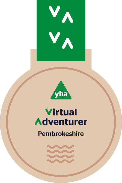Virtual Adventure medal Pembrokeshire
