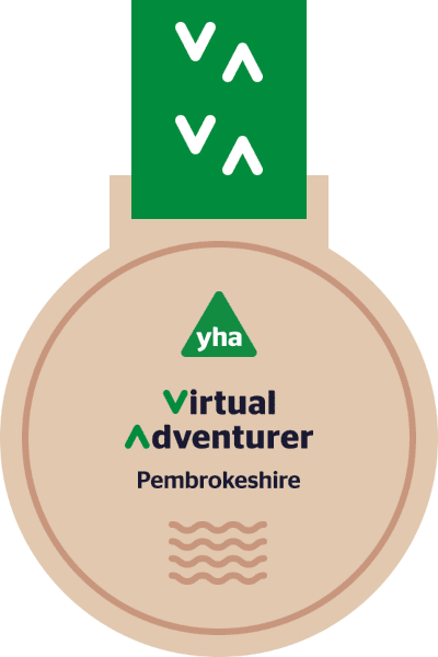 Virtual Adventure medal Pembrokeshire