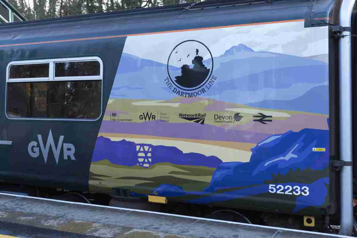 The Dartmoor Line train