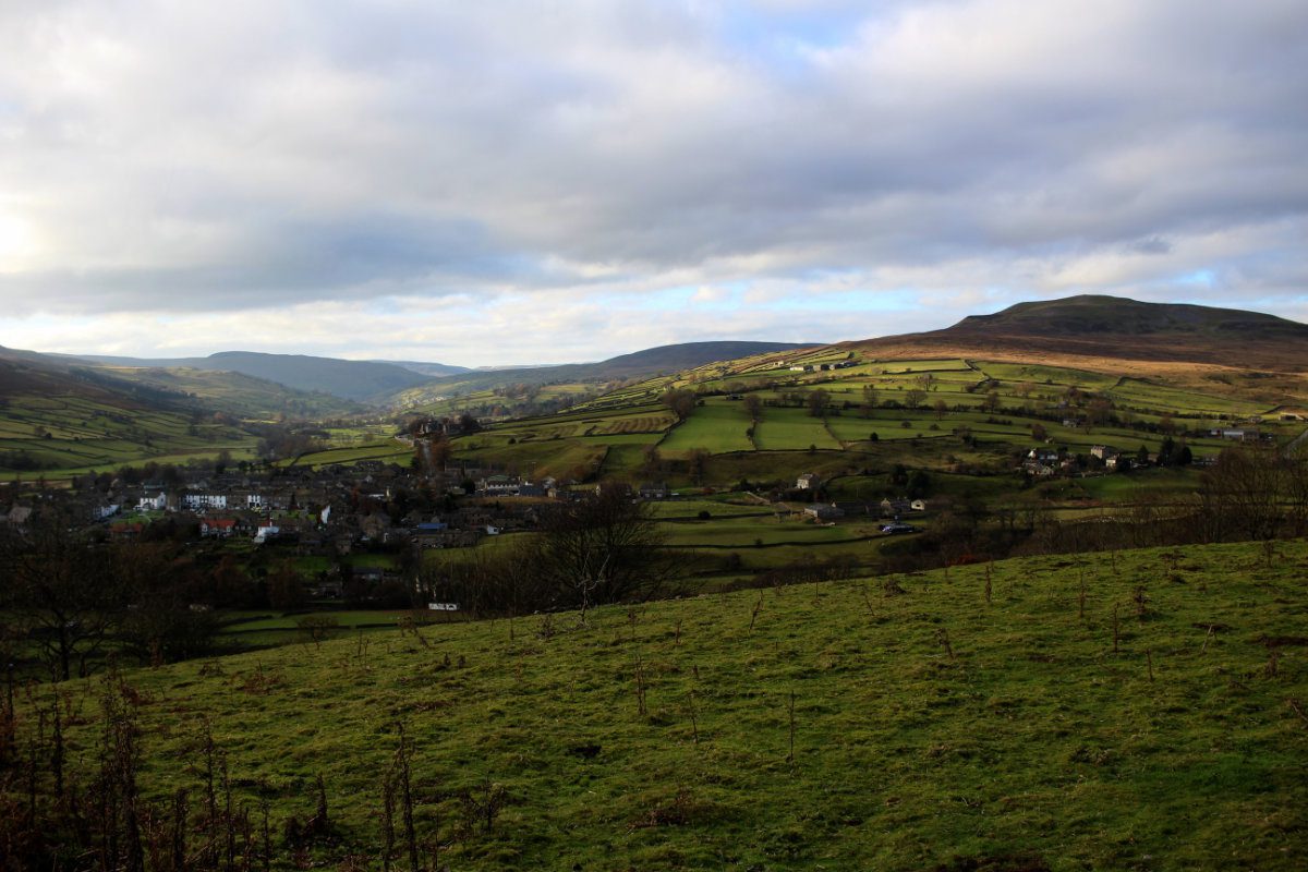 View of Swaledale Yorkshire Dales