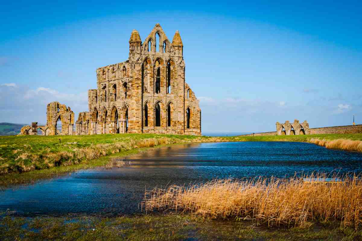 Ruins of the ancient Whitby Abbey