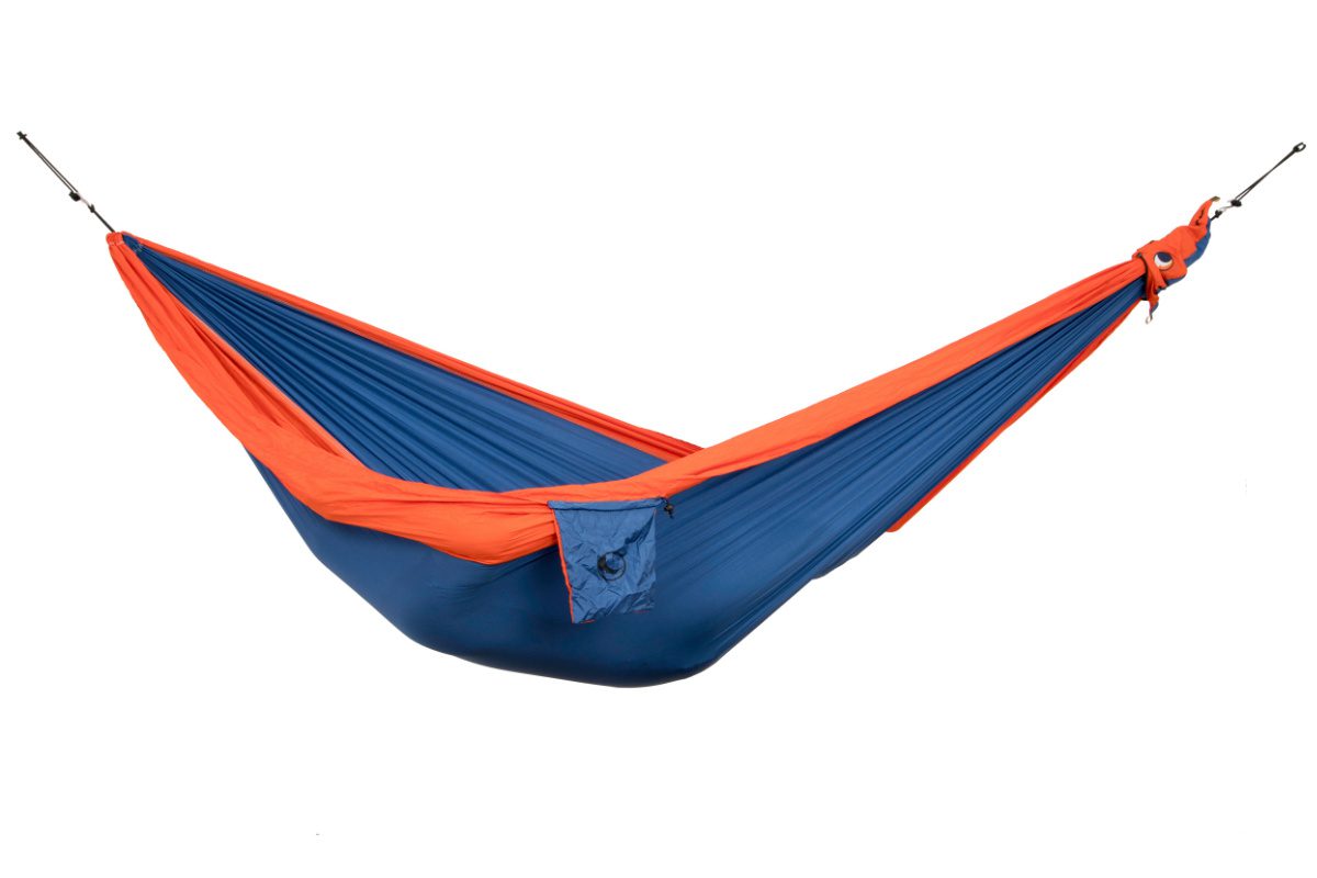 Royal blue and orange hammock