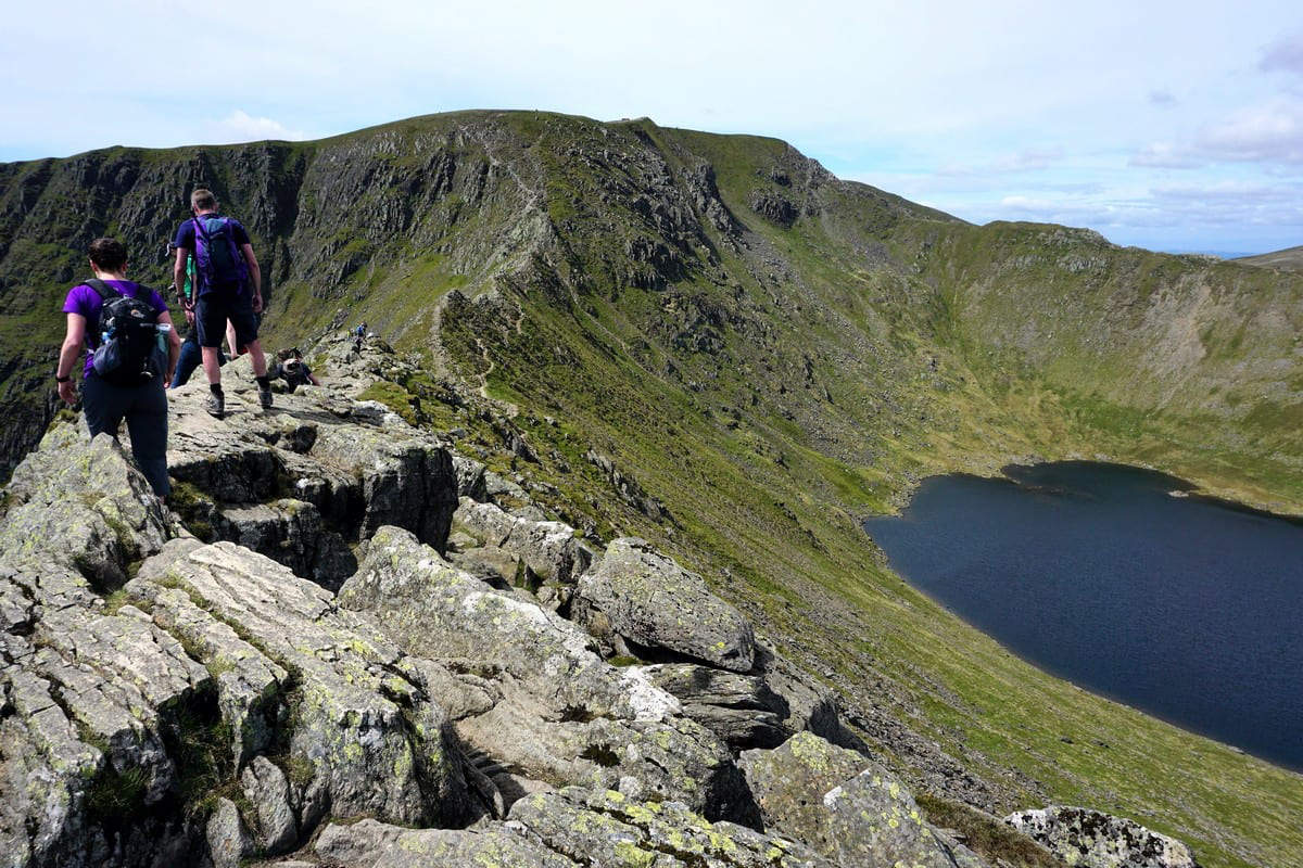 Helvellyn striding edge