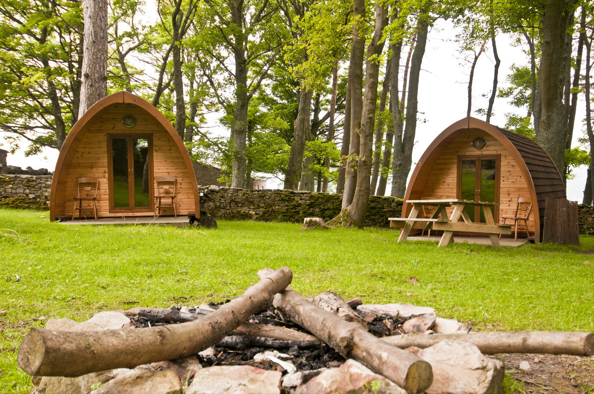 YHA eco friendly Camping Pods